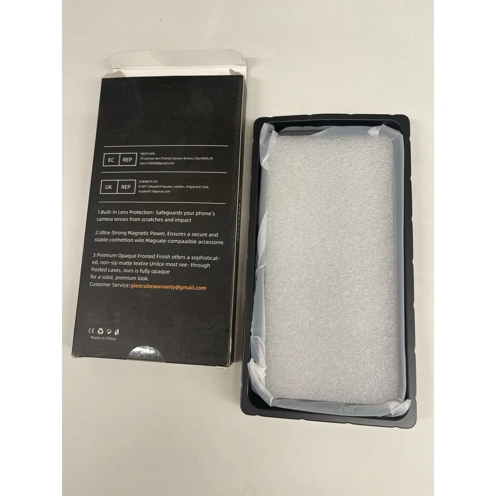 Magnetic iPhone 17 Pro Case Full Camera Protection‎ Matte Soild Color- Deep Gray